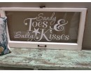 Sandy Toes And Salty Kisses Beach Decor Decal 